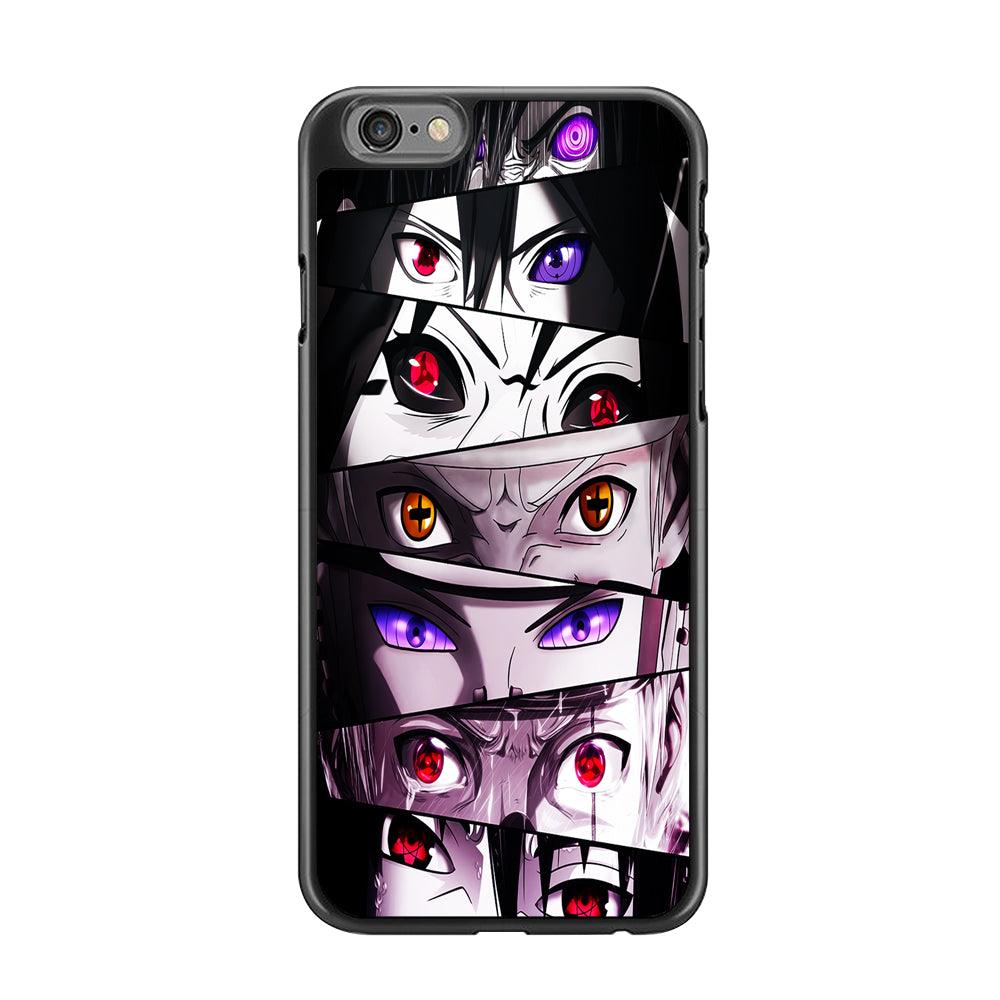 Sharingan Eyes Collection iPhone 6 | 6s Case-Rubber / Black (2D Case)-Xtracase