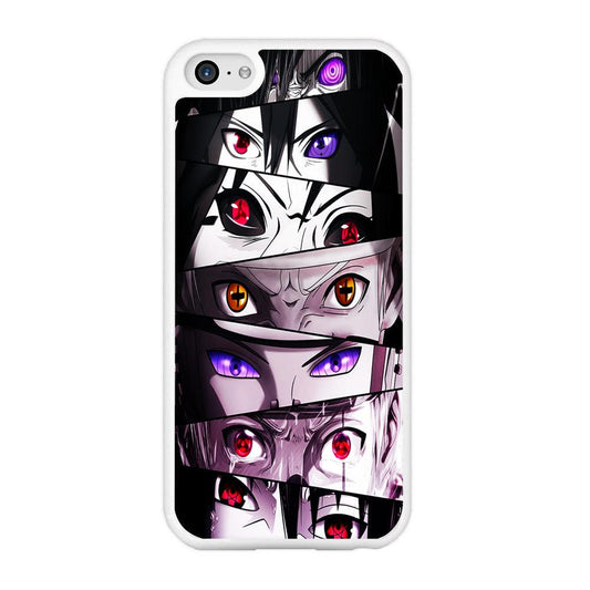 Sharingan Eyes Collection iPhone 5 | 5s Case-Rubber / White (2D Case)-Xtracase