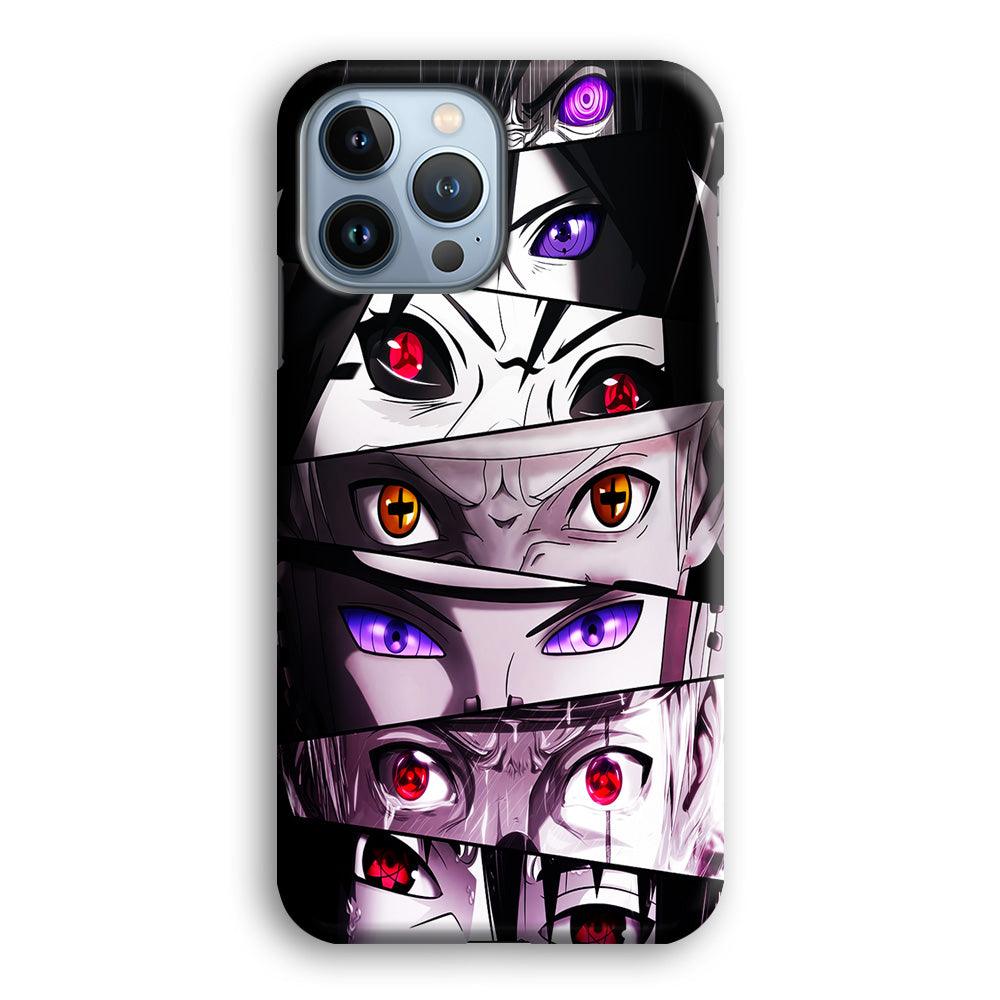 Sharingan Eyes Collection iPhone 13 Pro Case-Plastic / Full Wrap (3D Case)-Xtracase