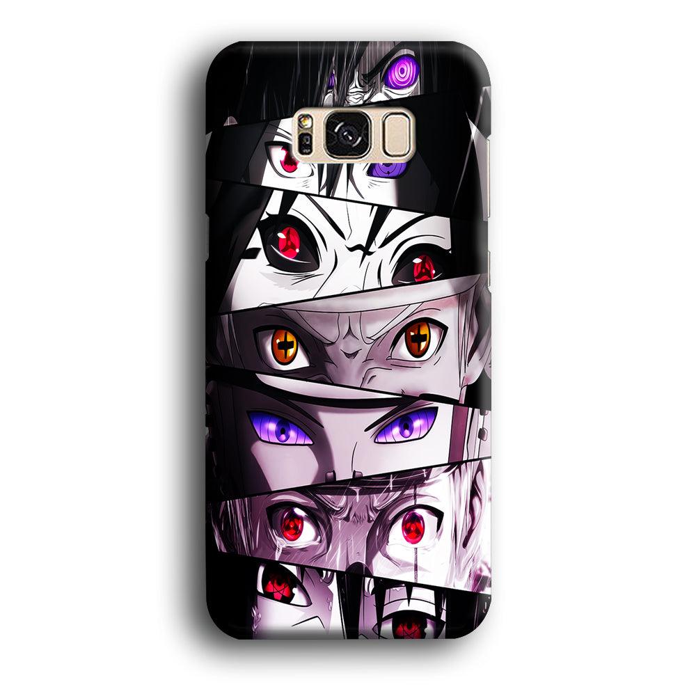 Sharingan Eyes Collection Samsung Galaxy S8 Case-Plastic / Full Wrap (3D Case)-Xtracase