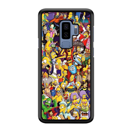 Simpson All Character Samsung Galaxy S9 Plus Case-Plastic / Full Wrap (3D Case)-Xtracase