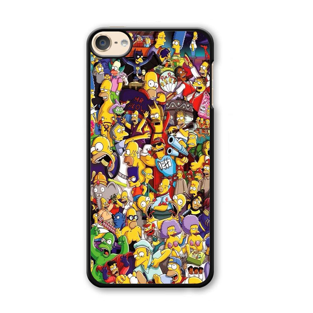 Simpson All Character iPod Touch 6 Case-Plastic / Full Wrap (3D Case)-Xtracase