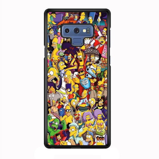 Simpson All Character Samsung Galaxy Note 9 Case-Plastic / Full Wrap (3D Case)-Xtracase