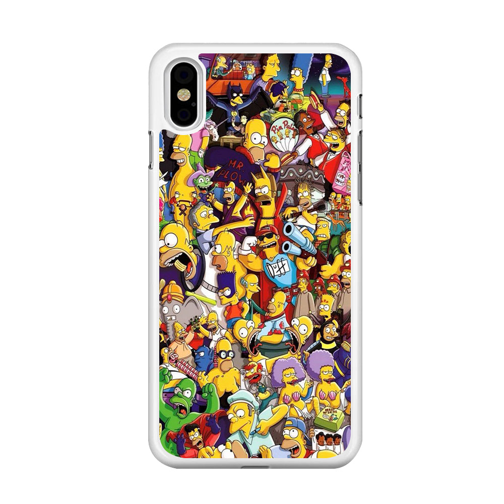 Simpson All Character iPhone Xs Case