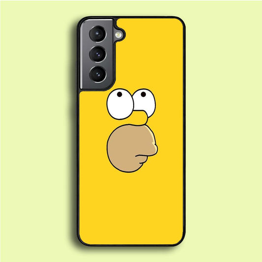 Simpson Homer Face Samsung Galaxy A16 Case-Plastic / Full Wrap (3D Case)-Xtracase