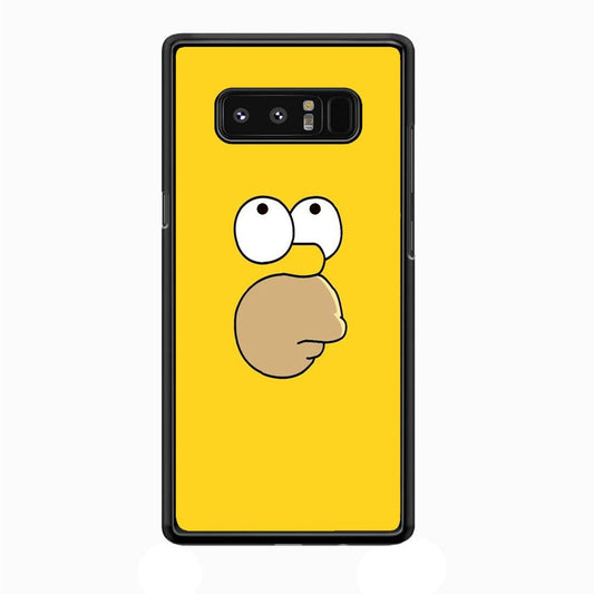 Simpson Homer Face Samsung Galaxy Note 8 Case-Plastic / Full Wrap (3D Case)-Xtracase