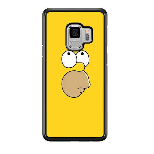 Simpson Homer Face Samsung Galaxy S9 Case-Plastic / Full Wrap (3D Case)-Xtracase