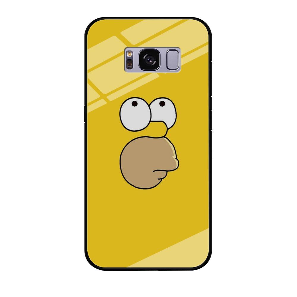 Simpson Homer Face Samsung Galaxy S8 Case-Tempered Glass Case-Xtracase