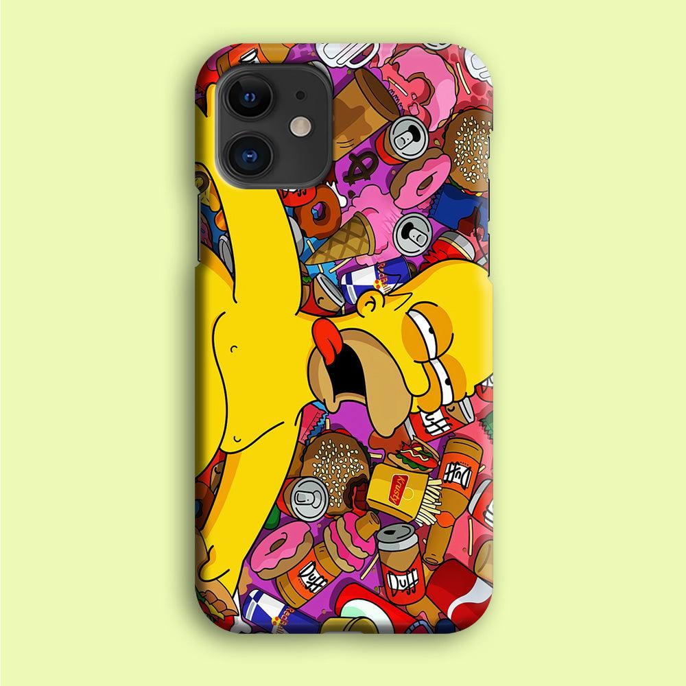 Simpson Homer High iPhone 12 Case-Xtracase