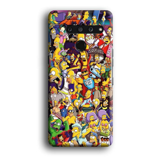 Simpson All Character LG V50 3D Case-Xtracase