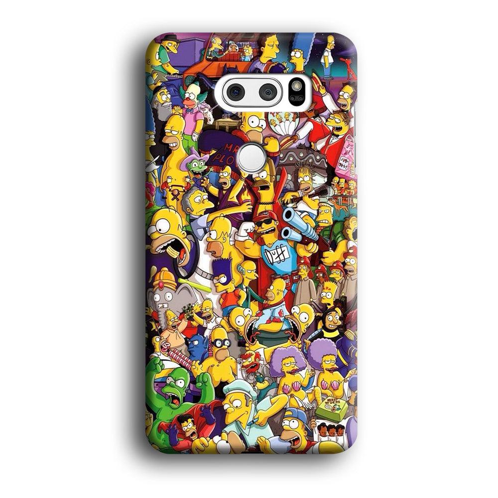 Simpson All Character LG V30 3D Case-Xtracase