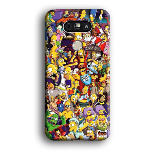 Simpson All Character LG G5 3D Case-Xtracase