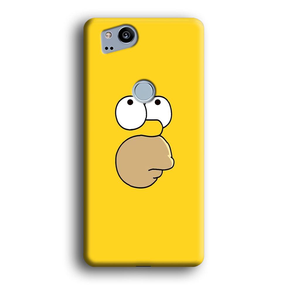 Simpson Homer Face Google Pixel 2 3D Case-Xtracase