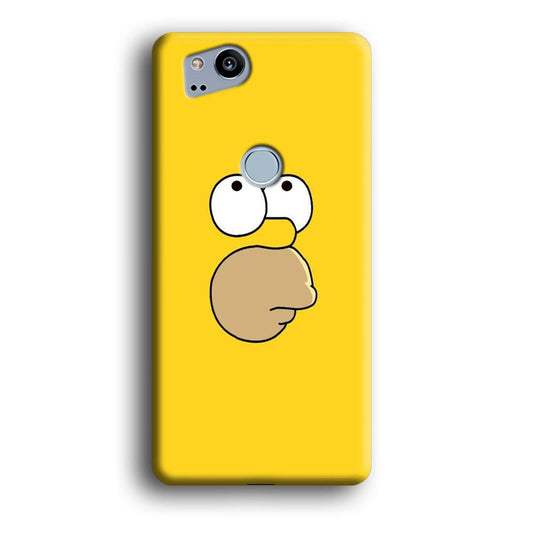 Simpson Homer Face Google Pixel 2 3D Case-Xtracase