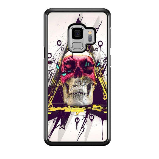 Skull Art 002 Samsung Galaxy S9 Case-Plastic / Full Wrap (3D Case)-Xtracase