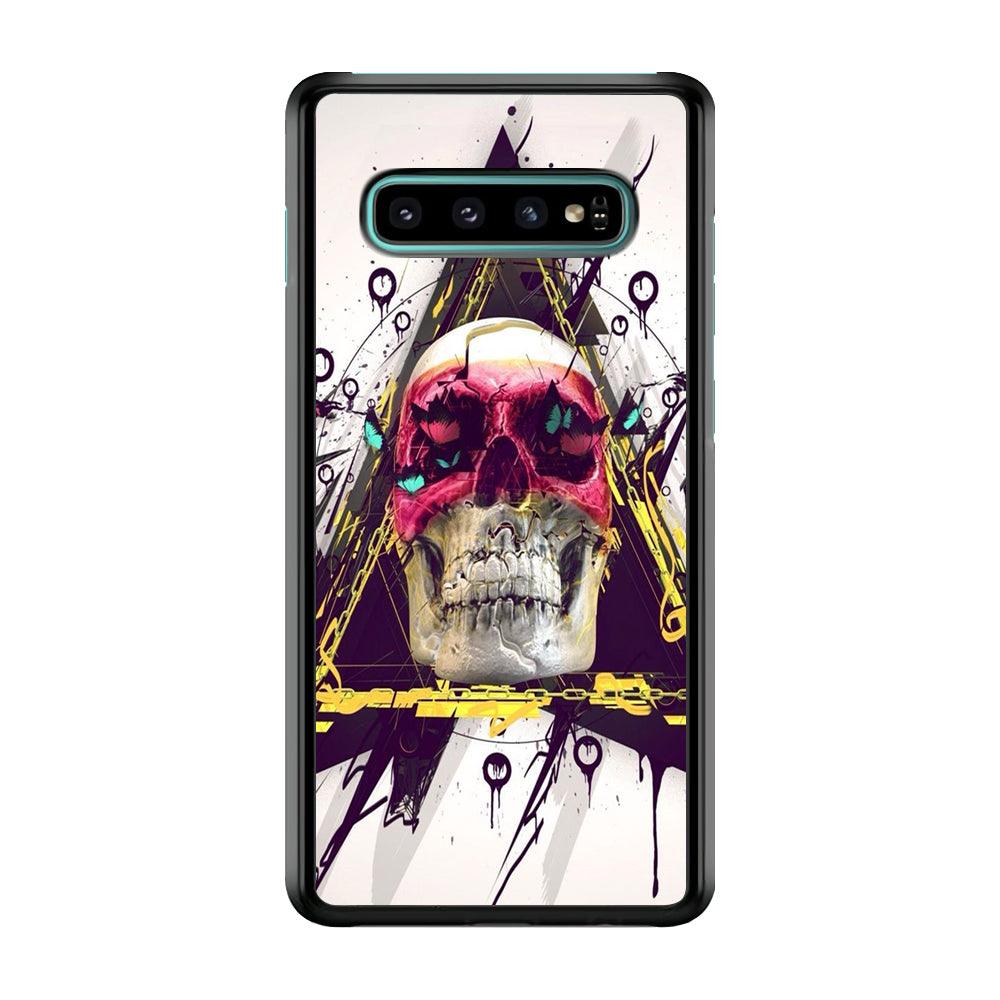Skull Art 002 Samsung Galaxy S10 Plus Case-Plastic / Full Wrap (3D Case)-Xtracase