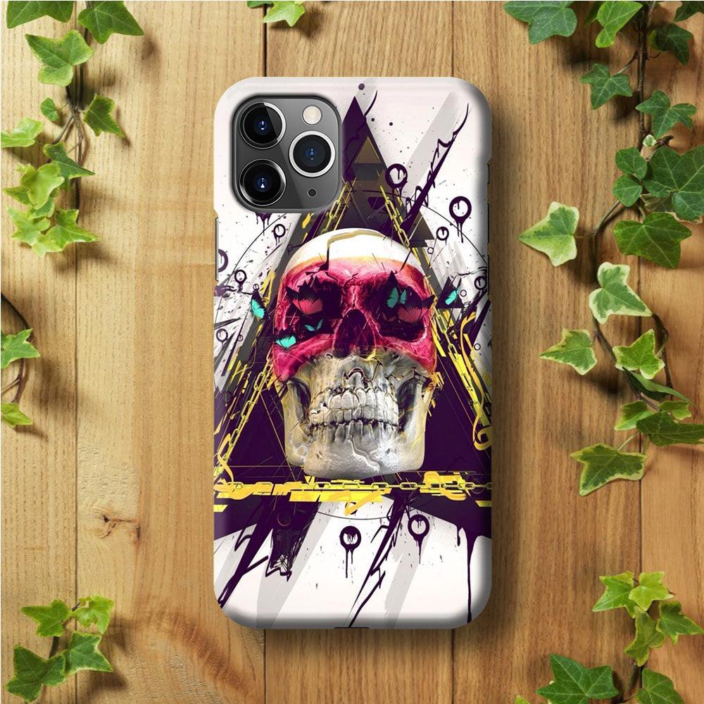 Skull Art 002 iPhone 11 Pro Case-Plastic / Full Wrap (3D Case)-Xtracase