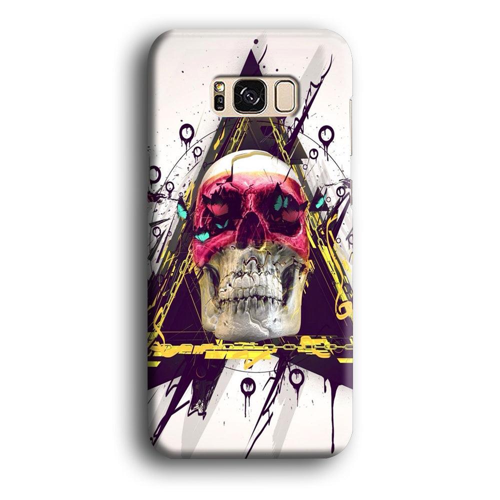 Skull Art 002 Samsung Galaxy S8 Case-Plastic / Full Wrap (3D Case)-Xtracase