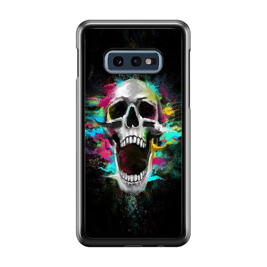 Skull Art 003 Samsung Galaxy S10E Case-Plastic / Full Wrap (3D Case)-Xtracase