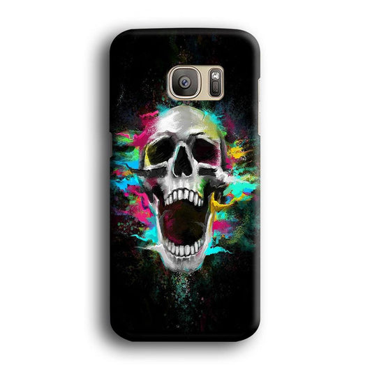 Skull Art 003 Samsung Galaxy S7 Edge Case-Plastic / Full Wrap (3D Case)-Xtracase