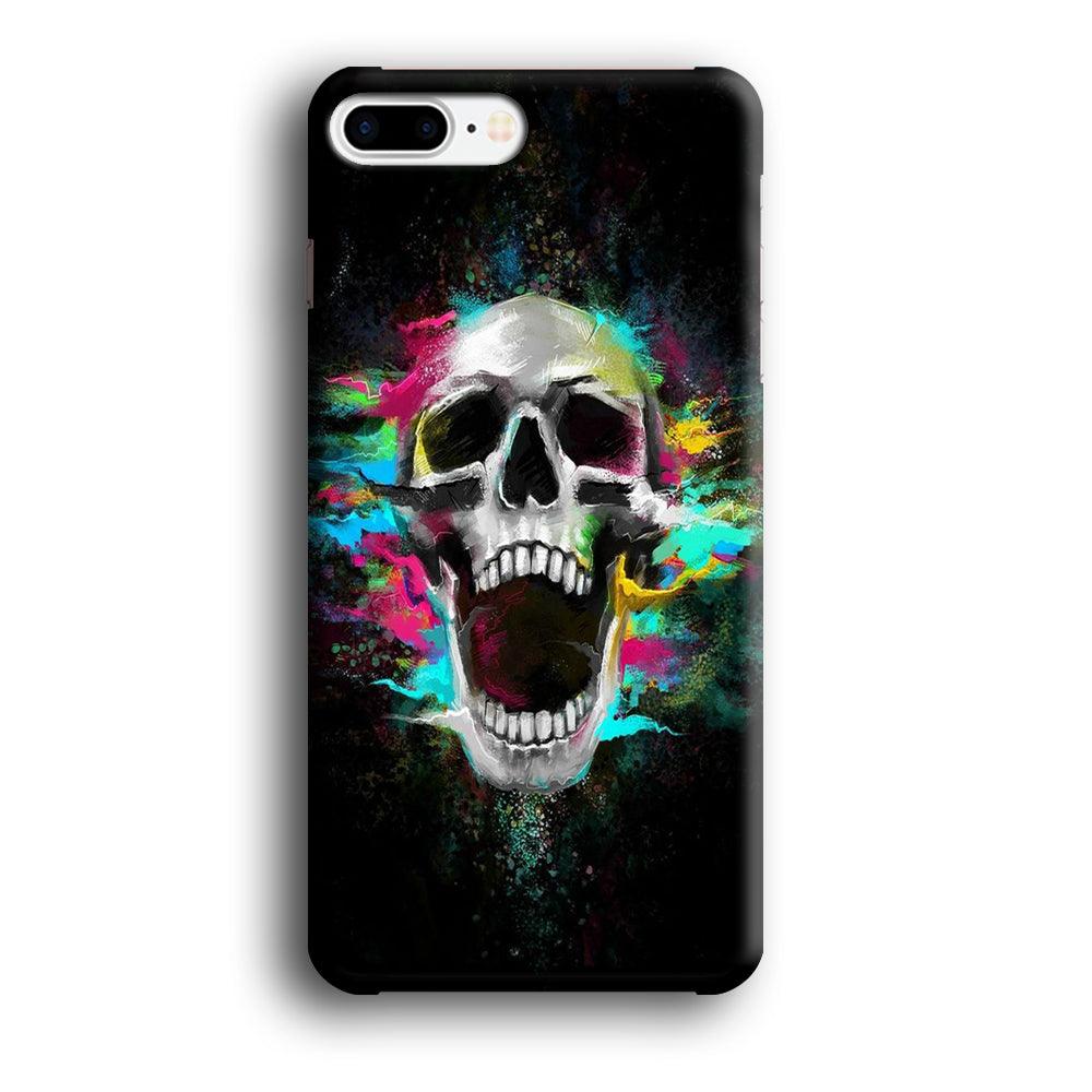 Skull Art 003 iPhone 7 Plus Case-Plastic / Full Wrap (3D Case)-Xtracase