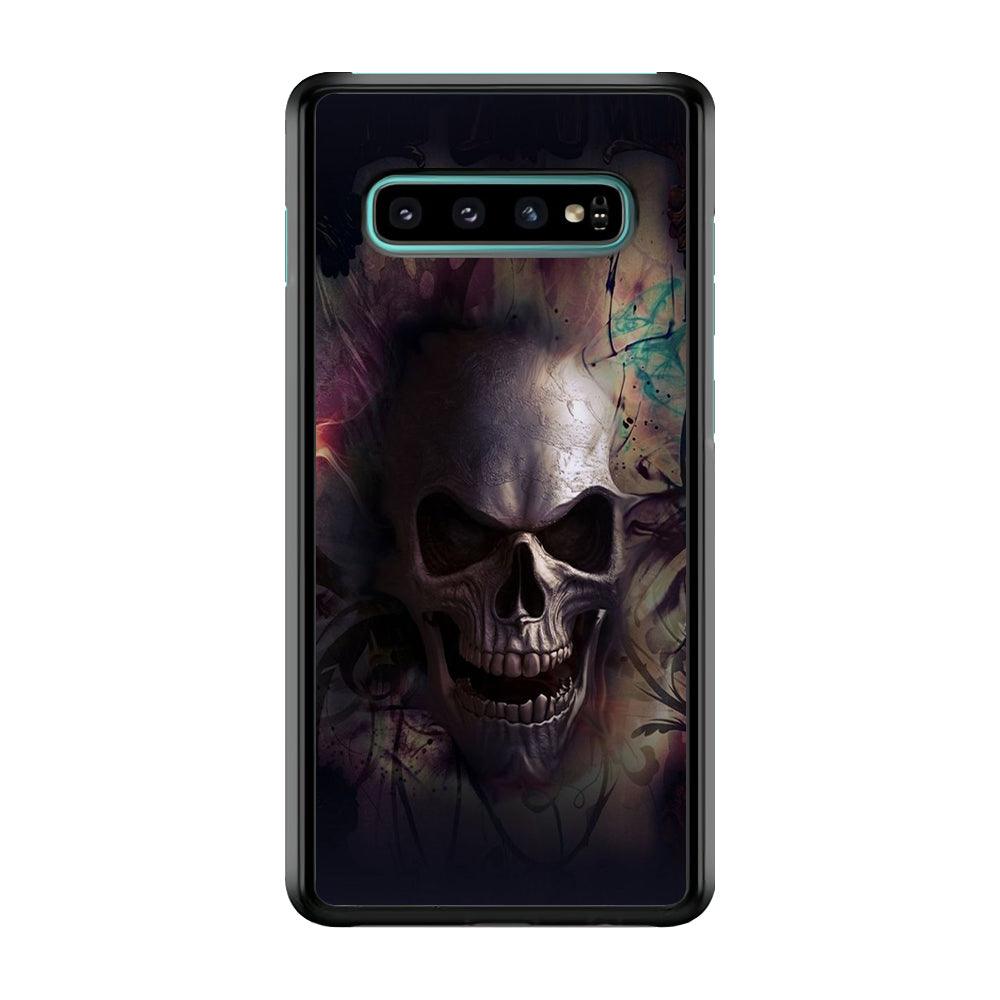 Skull Art 004 Samsung Galaxy S10 Case-Plastic / Full Wrap (3D Case)-Xtracase