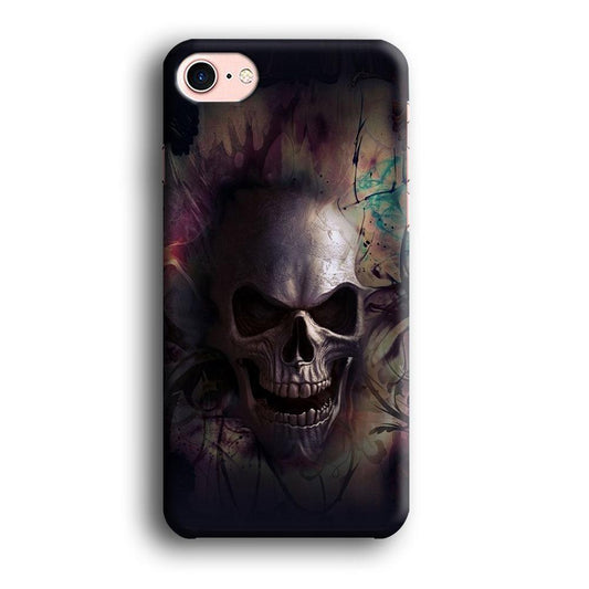Skull Art 004 iPhone 8 Case-Plastic / Full Wrap (3D Case)-Xtracase