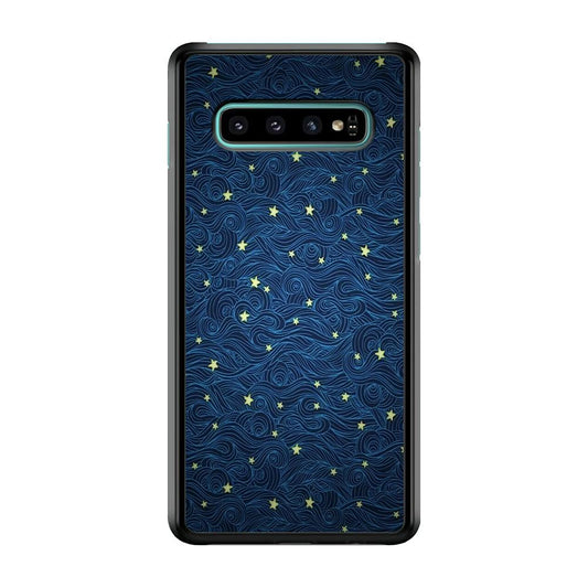 Sky painting art 001 Samsung Galaxy S10 Plus Case-Plastic / Full Wrap (3D Case)-Xtracase