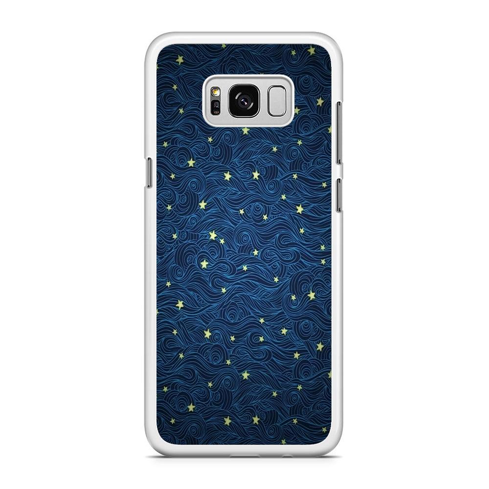 Sky painting art 001 Samsung Galaxy S8 Plus Case-Rubber / White (2D Case)-Xtracase