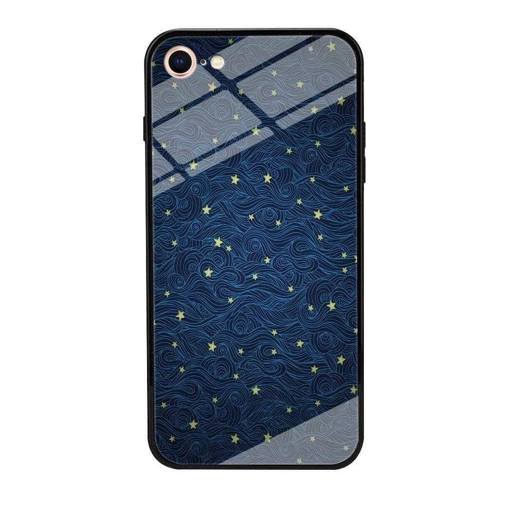 Sky painting art 001 iPhone 8 Case-Tempered Glass Case-Xtracase