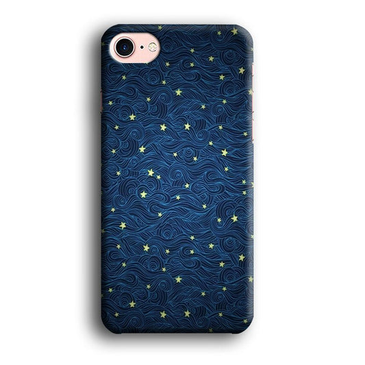 Sky painting art 001 iPhone 8 Case-Plastic / Full Wrap (3D Case)-Xtracase