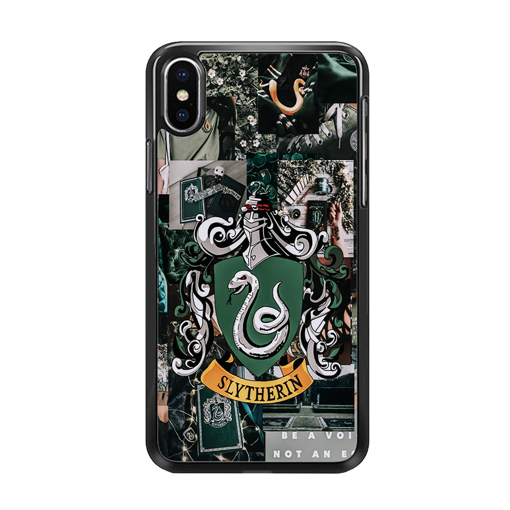 Slytherin Harry Potter Aesthetic iPhone Xs Case
