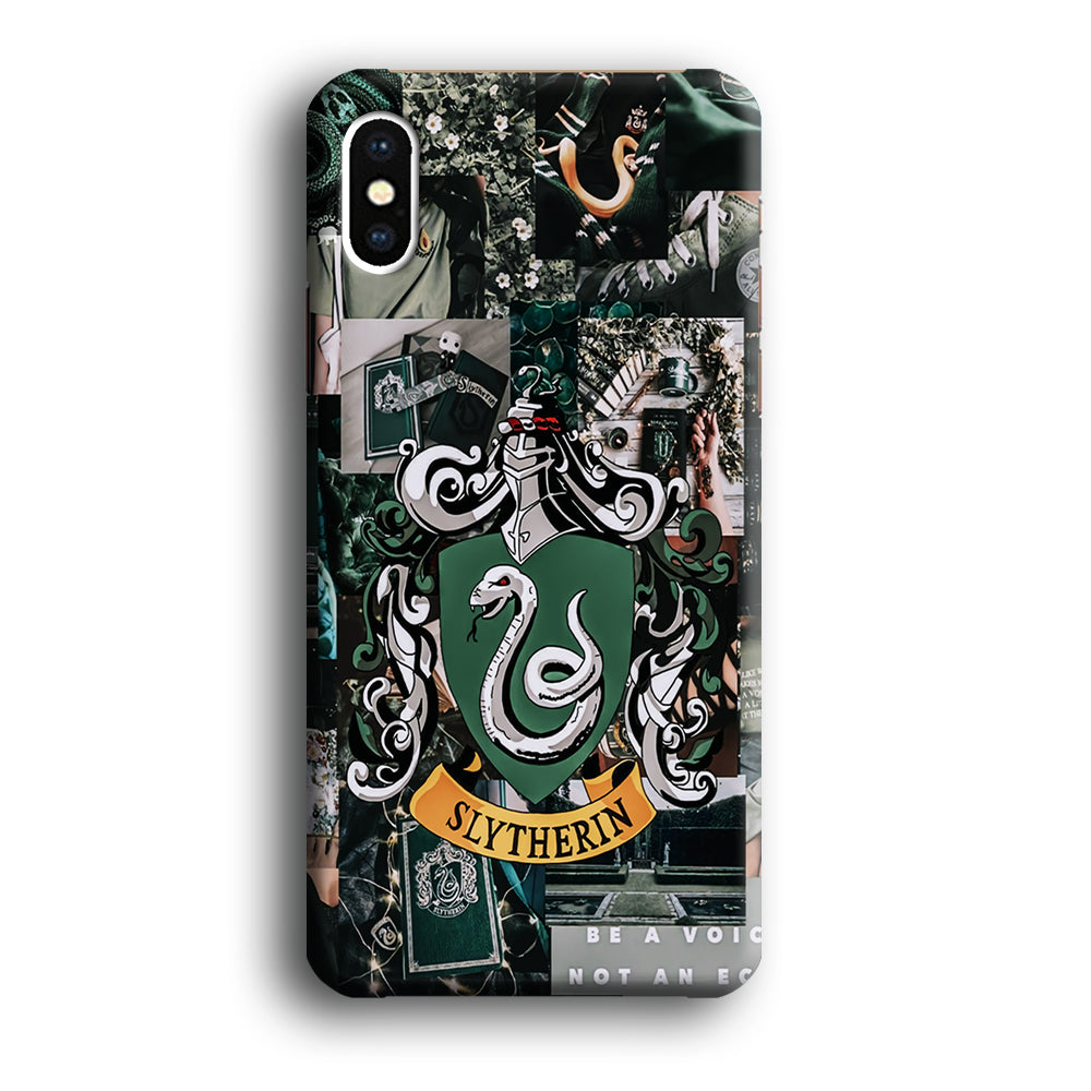 Slytherin Harry Potter Aesthetic iPhone Xs Case