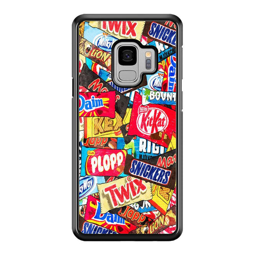 Snack Pattern Design Samsung Galaxy S9 Case-Plastic / Full Wrap (3D Case)-Xtracase