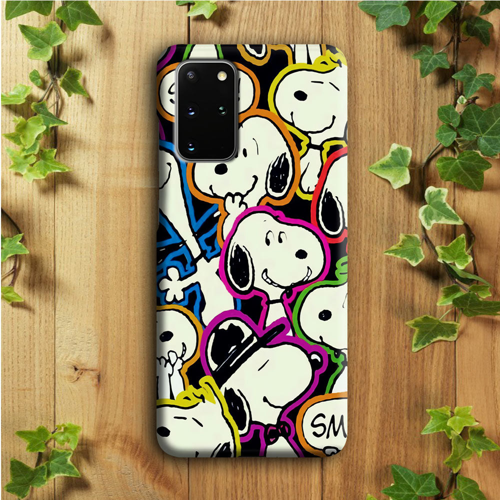 Snoopy Doodle Samsung Galaxy S20 Plus Case