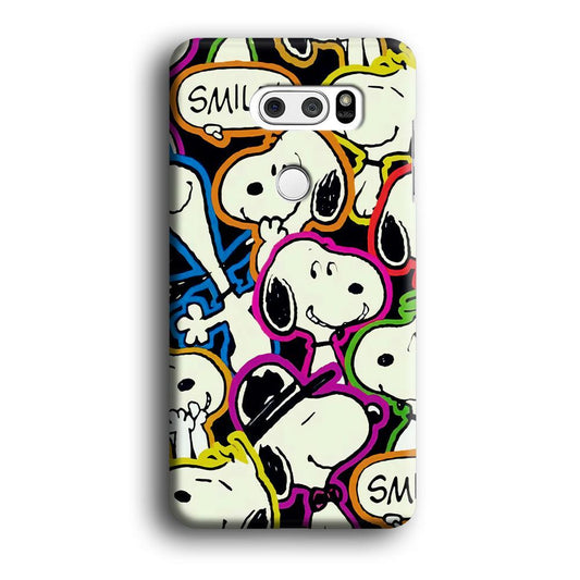 Snoopy Doodle LG V30 3D Case-Xtracase