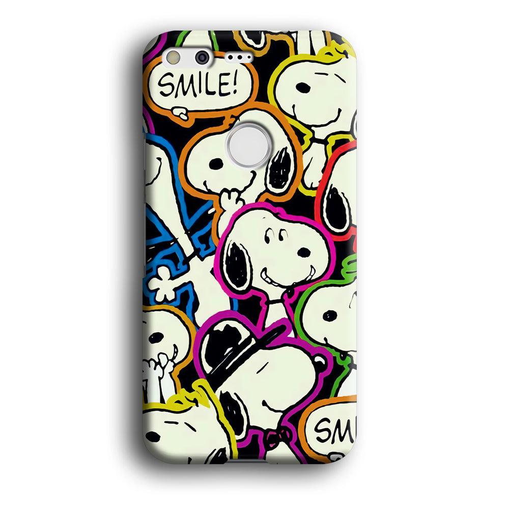 Snoopy Doodle Google Pixel XL 3D Case-Xtracase