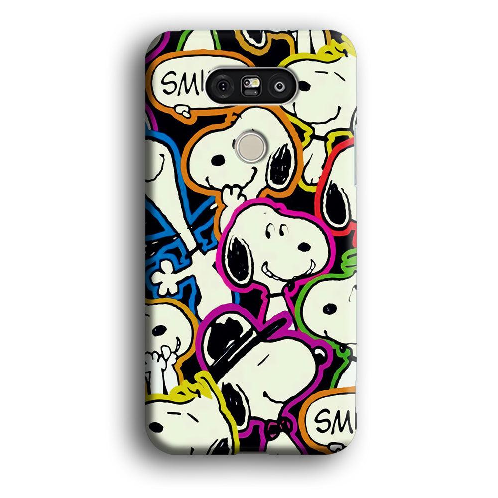Snoopy Doodle LG G5 3D Case-Xtracase