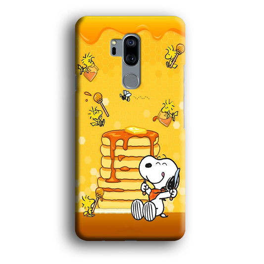 Snoopy Eats Honey LG G7 ThinQ 3D Case
