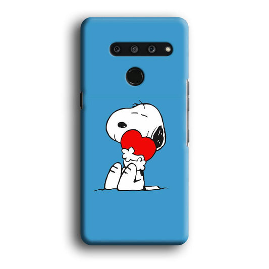 Snoopy Falling in Love LG V50 3D Case-Xtracase