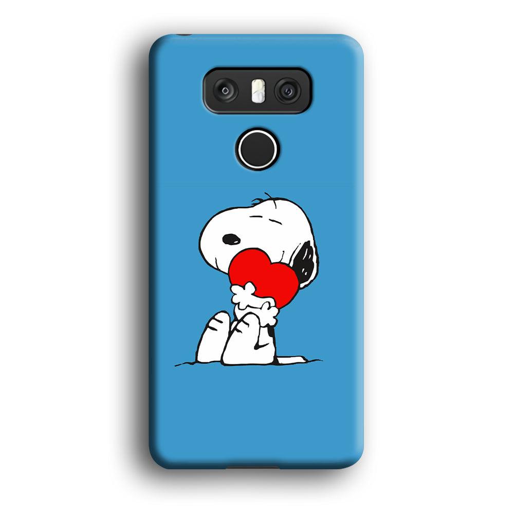 Snoopy Falling in Love LG G6 3D Case-Xtracase