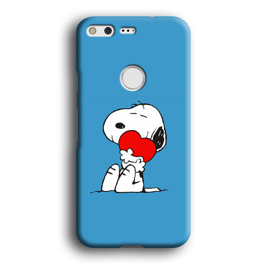 Snoopy Falling in Love Google Pixel XL 3D Case