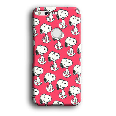 Snoopy Pattern Red Google Pixel XL 3D Case