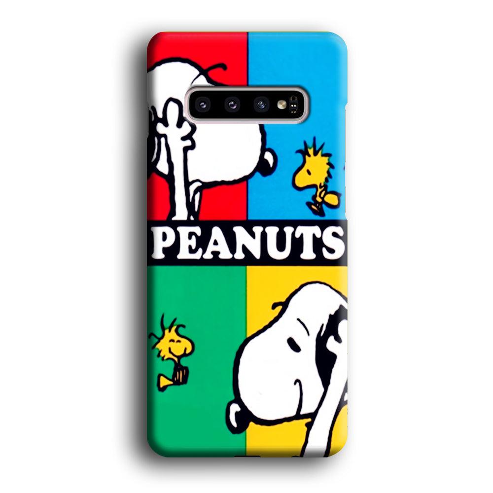 Snoopy and Woodstock Samsung Galaxy S10 3D Case-Xtracase