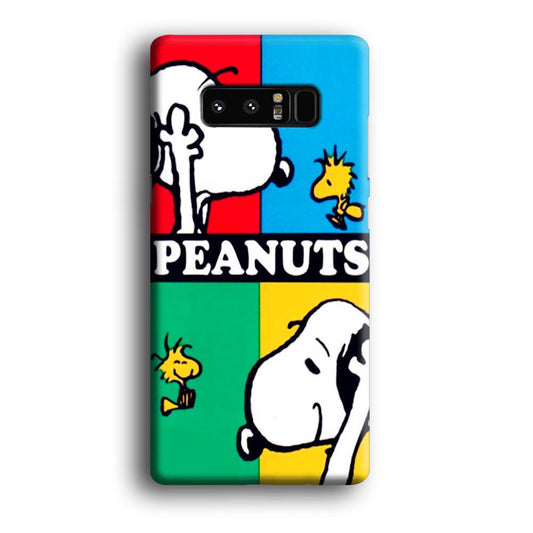 Snoopy and Woodstock Samsung Galaxy Note 8 3D Case-Xtracase