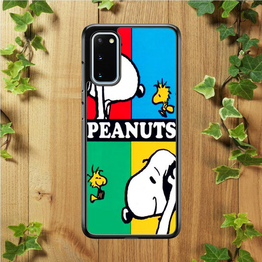 Snoopy and Woodstock Samsung Galaxy S20 Case-Plastic / Full Wrap (3D Case)-Xtracase