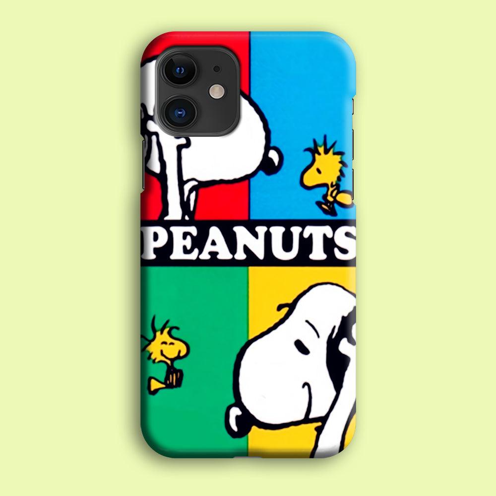Snoopy and Woodstock iPhone 12 Case-Plastic / Full Wrap (3D Case)-Xtracase