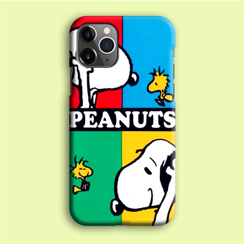 Snoopy and Woodstock iPhone 12 Pro Case-Plastic / Full Wrap (3D Case)-Xtracase