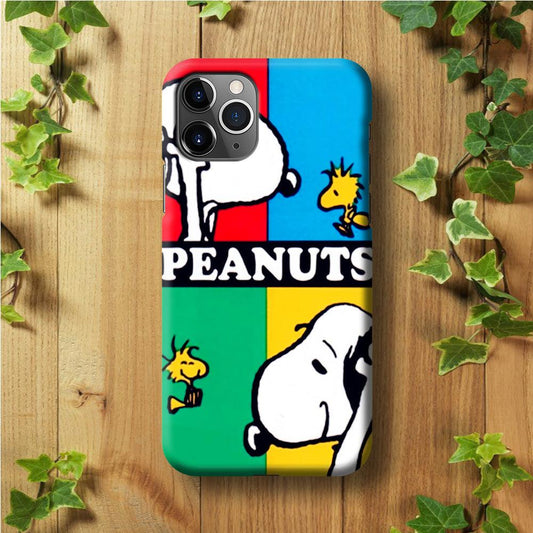 Snoopy and Woodstock iPhone 11 Pro Max Case-Plastic / Full Wrap (3D Case)-Xtracase