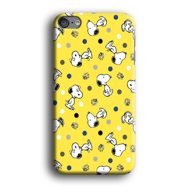 Snoopy and Woodstock Yellow Polka iPod Touch 6 Case